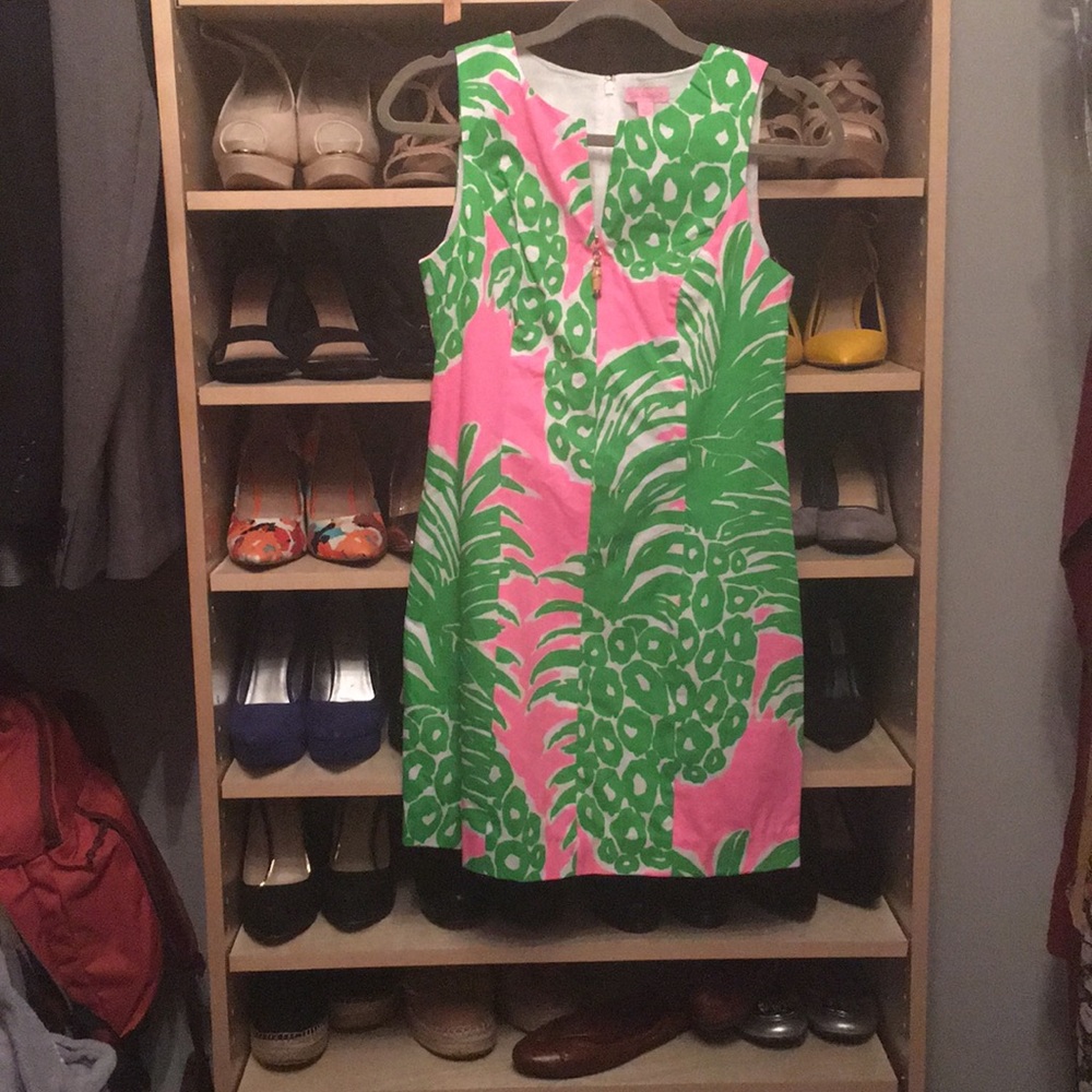 Lily Pulitzer palm print shift dress